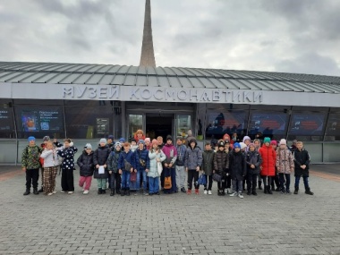 Ученики школы №1391 посетили Музей космонавтики