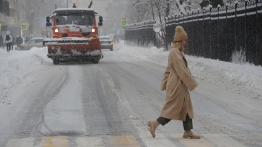 Предупреждение о снегопаде в столице сделали синоптики 