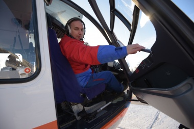 Санитарный вертолет эвакуировал из поселения Новофедоровское мужчину с инсультом