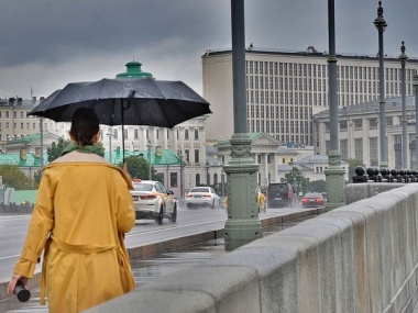 Дорожное движение может быть затруднено из-за дождя в Москве