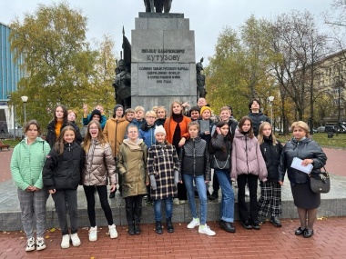 Ученики школы №1391 посетили Музей-панораму «Бородинская битва»