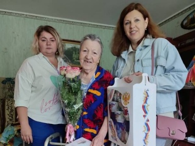 Жительница поселения Новофедровское отметила 90-летие