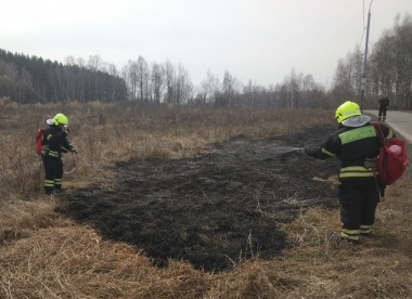 Берегись огня: жителей Новой Москвы попросили не сжигать сухую траву рядом с домами