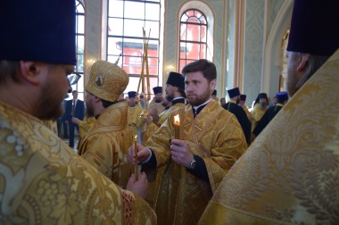 Богослужение в честь праздника провели в Новофедоровском 