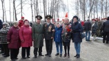 Совет ветеранов принял участие в торжественном мероприятии «Вахта памяти» у Мемориала Воинской Славы в деревне Кузовлево. 