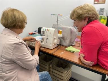 Швейную мастерскую открыли в ЦМД «Новофедоровское»